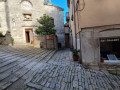 Esterno, Ca' San Marco nel nucleo storico della città vecchia, Labin (Albona), Istria, Croazia Labin